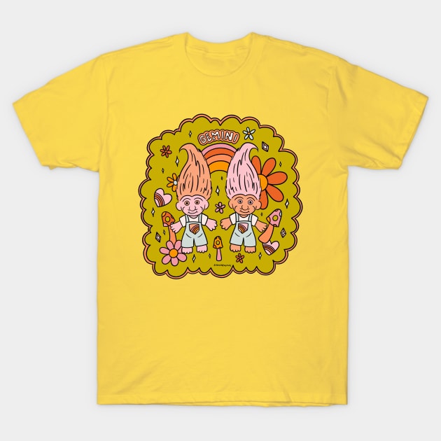 Gemini Troll T-Shirt by Doodle by Meg
